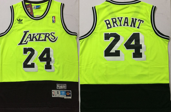 2020 Men Los Angeles Lakers #24 Bryant green new style Game Nike NBA Jerseys Print